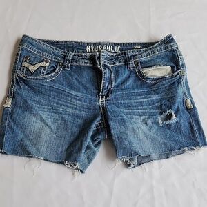 Hydraulic jean Shorts